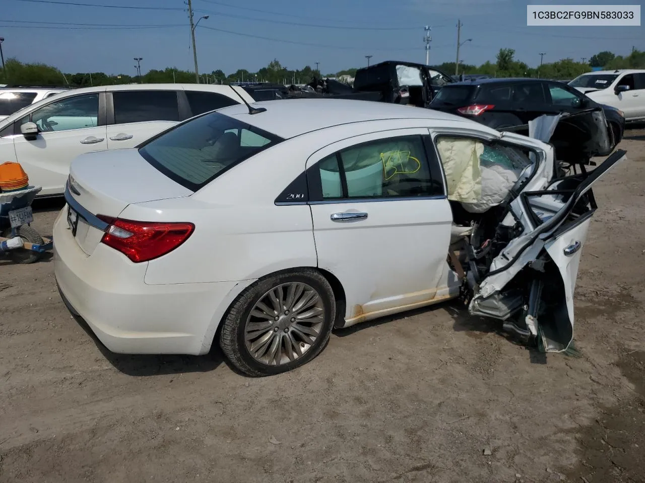 2011 Chrysler 200 Limited VIN: 1C3BC2FG9BN583033 Lot: 59585524