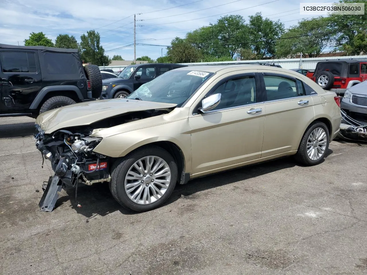 2011 Chrysler 200 Limited VIN: 1C3BC2FG3BN506030 Lot: 61435984