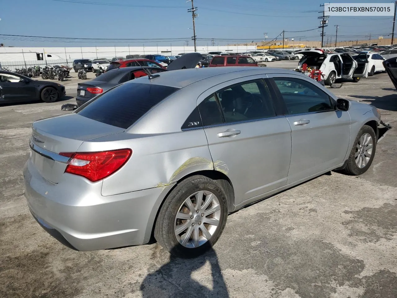 2011 Chrysler 200 Touring VIN: 1C3BC1FBXBN570015 Lot: 63278264