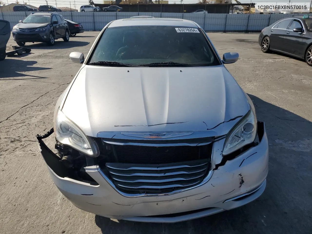 2011 Chrysler 200 Touring VIN: 1C3BC1FBXBN570015 Lot: 63278264