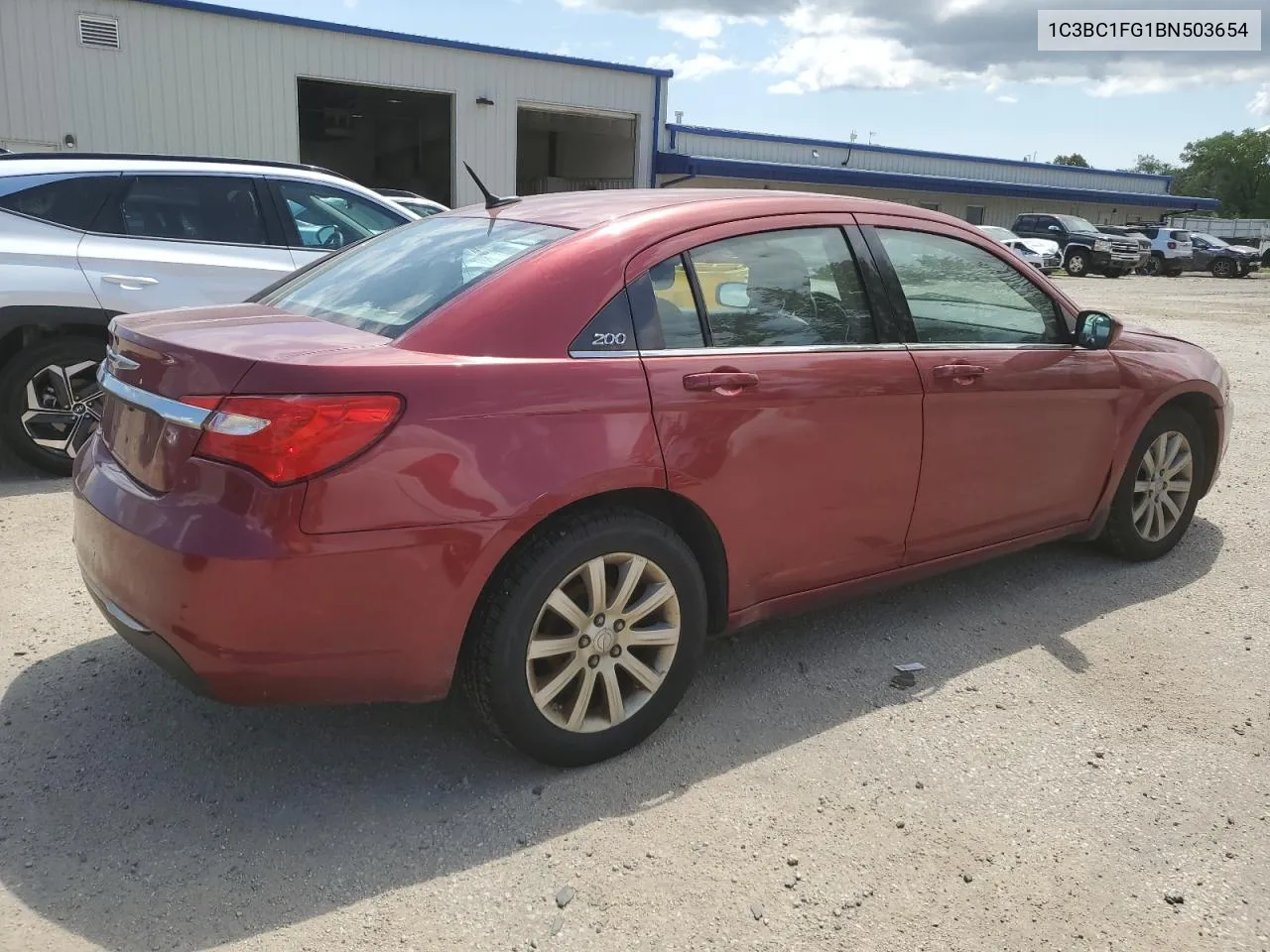 2011 Chrysler 200 Touring VIN: 1C3BC1FG1BN503654 Lot: 63836554