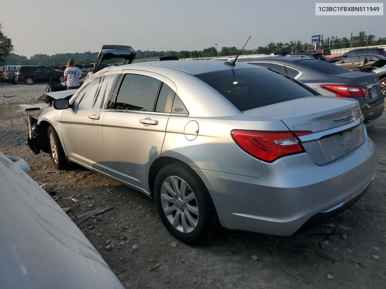 2011 Chrysler 200 Touring VIN: 1C3BC1FBXBN511949 Lot: 64168664