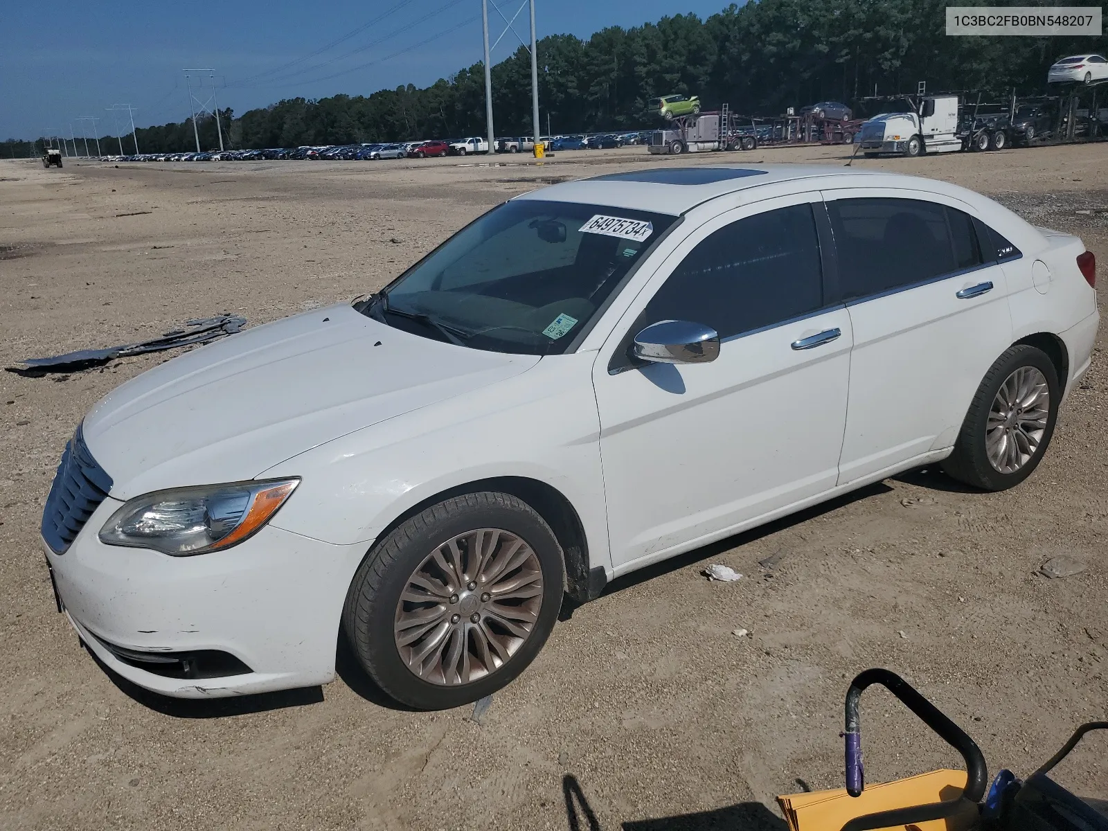 2011 Chrysler 200 Limited VIN: 1C3BC2FB0BN548207 Lot: 64975734