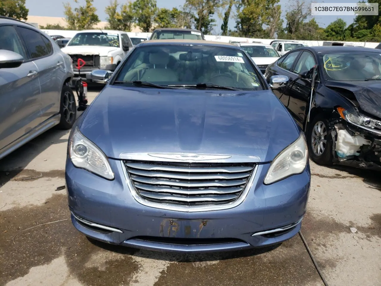 2011 Chrysler 200 Limited VIN: 1C3BC7EG7BN599651 Lot: 68056914