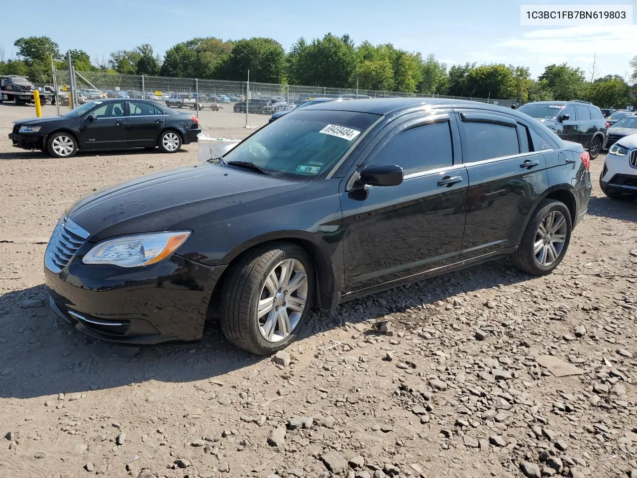 2011 Chrysler 200 Touring VIN: 1C3BC1FB7BN619803 Lot: 69459484