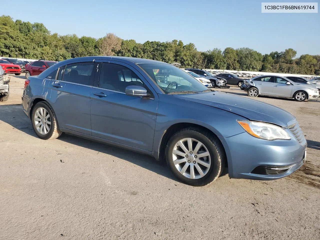 2011 Chrysler 200 Touring VIN: 1C3BC1FB6BN619744 Lot: 69862334