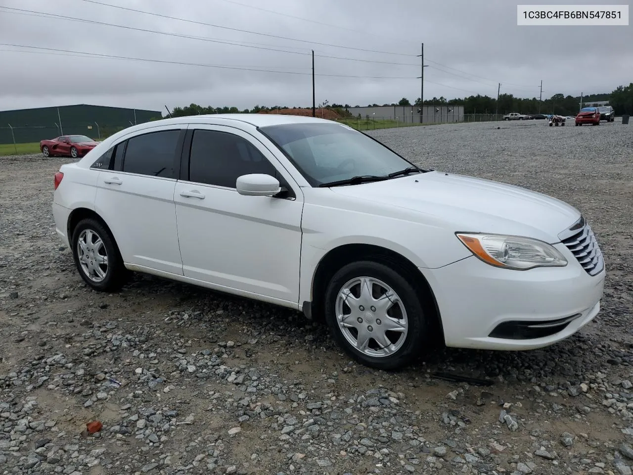 2011 Chrysler 200 Lx VIN: 1C3BC4FB6BN547851 Lot: 70425764