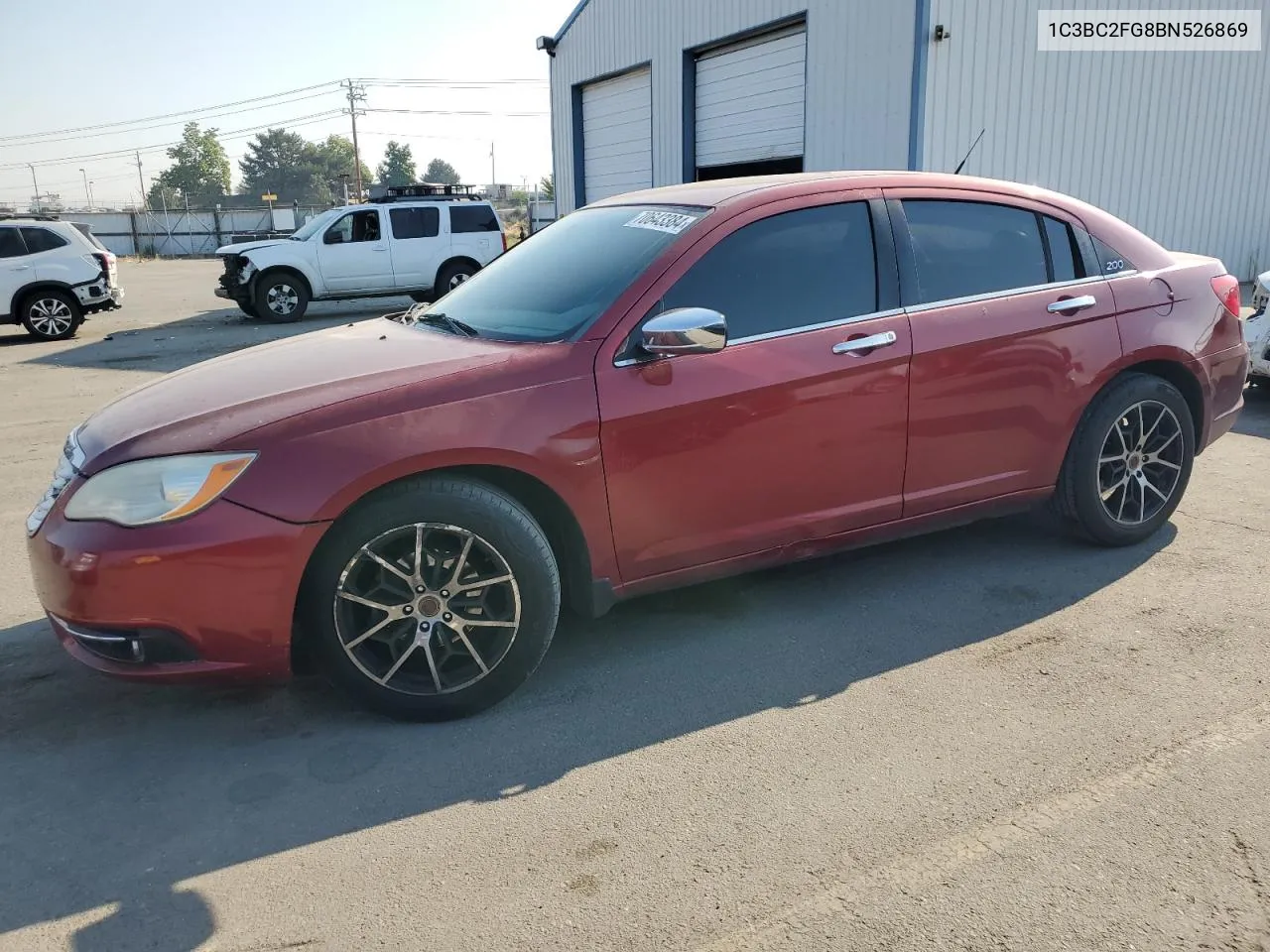 2011 Chrysler 200 Limited VIN: 1C3BC2FG8BN526869 Lot: 70643384