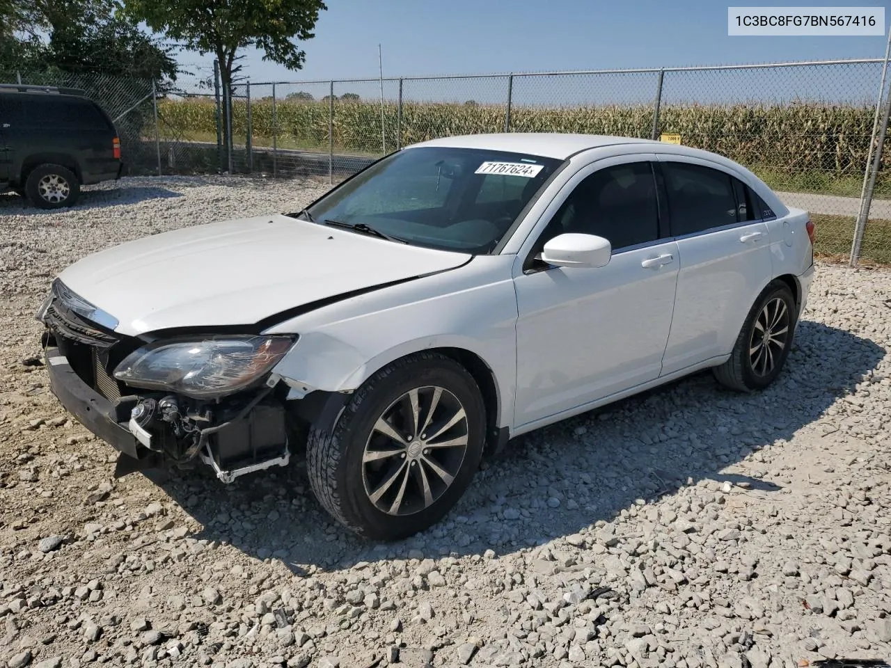 2011 Chrysler 200 S VIN: 1C3BC8FG7BN567416 Lot: 71767624