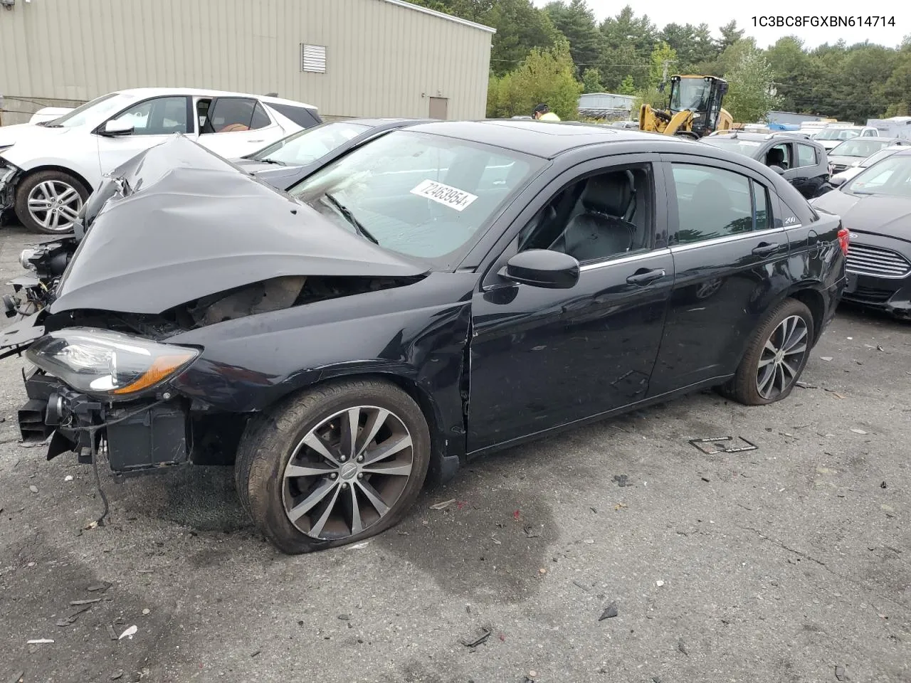 2011 Chrysler 200 S VIN: 1C3BC8FGXBN614714 Lot: 72463954