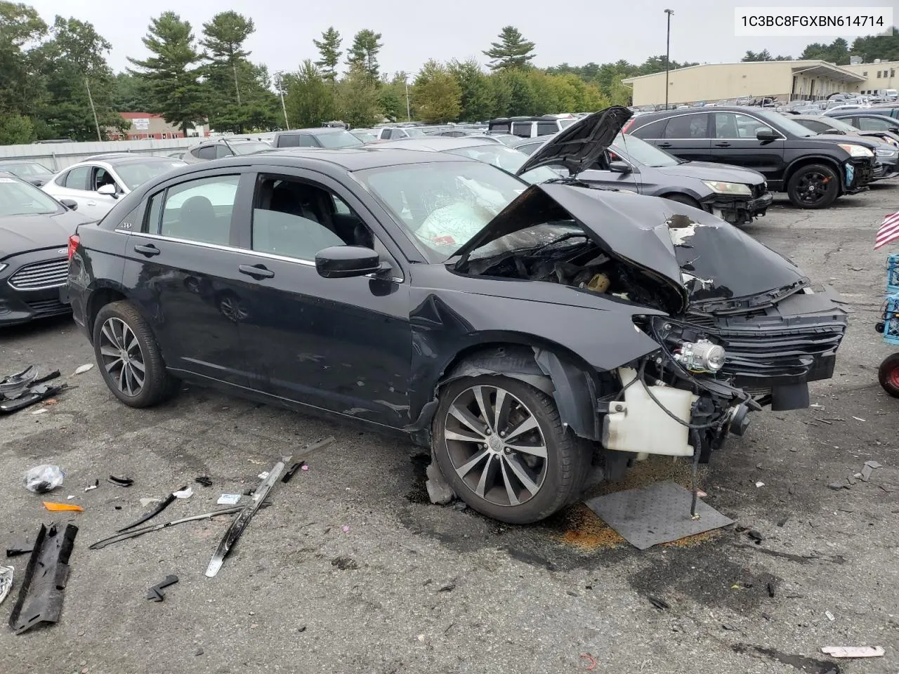 2011 Chrysler 200 S VIN: 1C3BC8FGXBN614714 Lot: 72463954