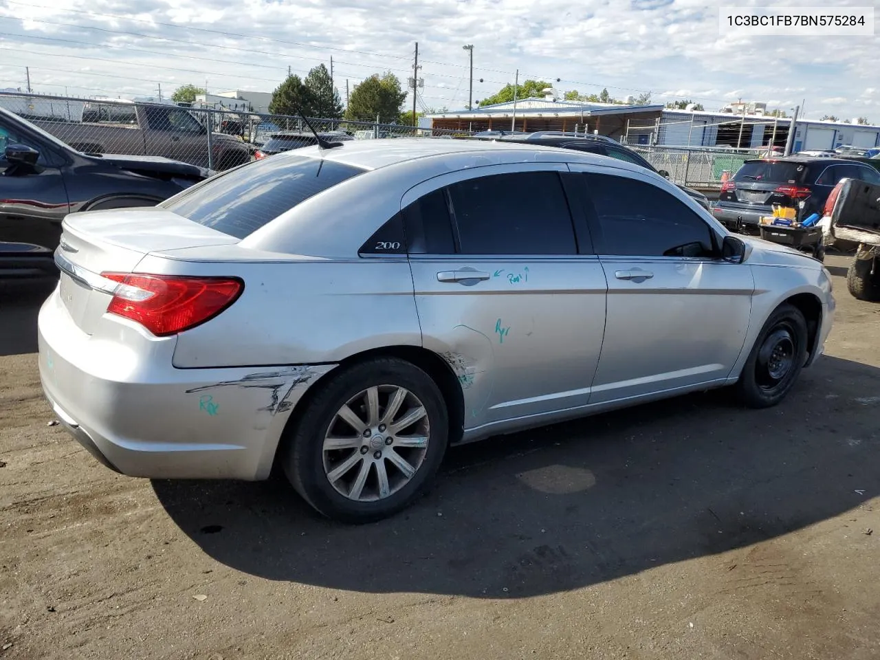 2011 Chrysler 200 Touring VIN: 1C3BC1FB7BN575284 Lot: 73318134