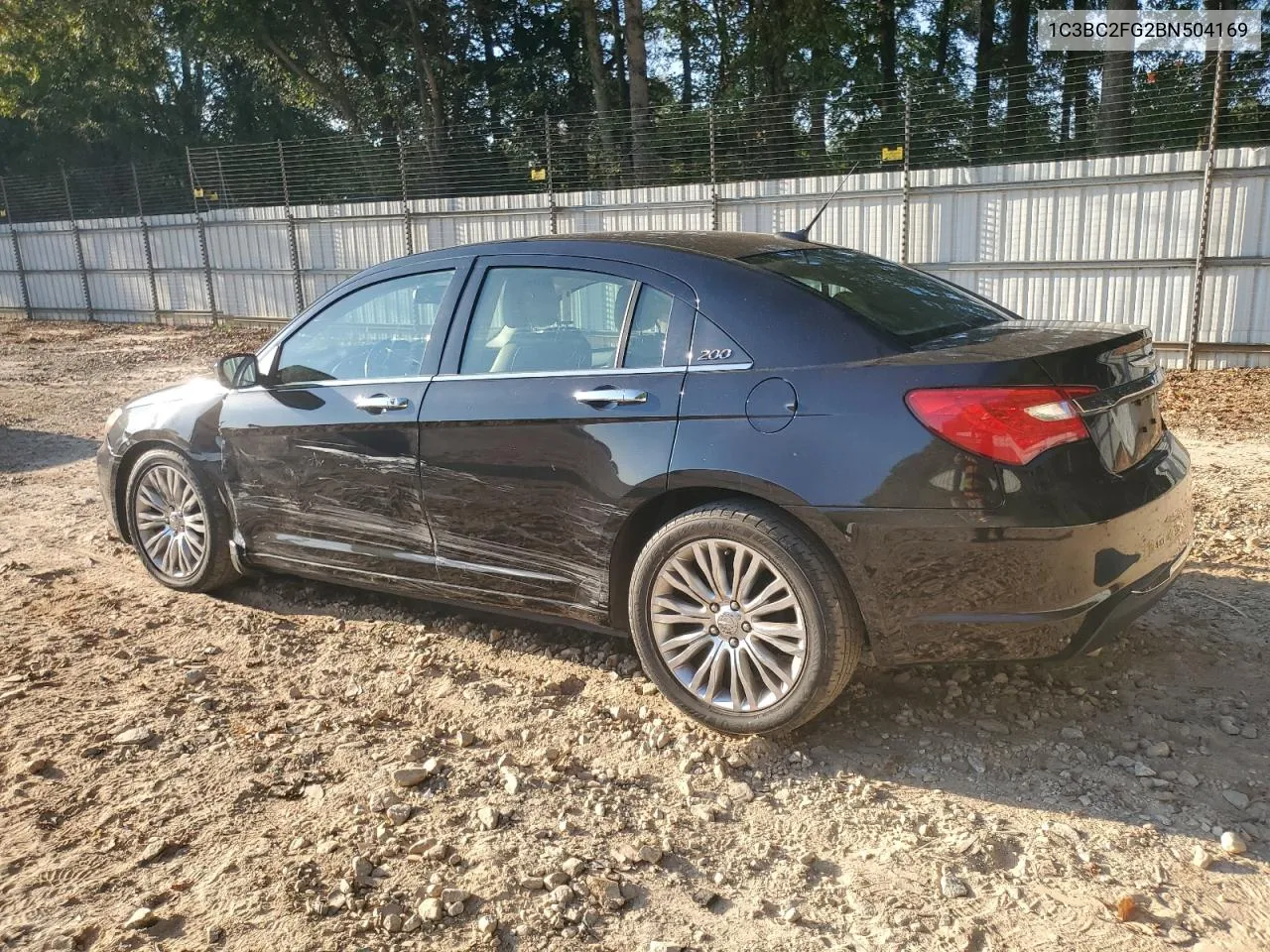 2011 Chrysler 200 Limited VIN: 1C3BC2FG2BN504169 Lot: 74749634