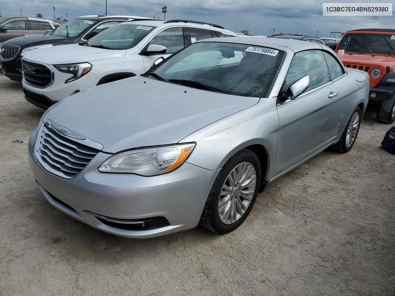 2011 Chrysler 200 Limited VIN: 1C3BC7EG4BN529380 Lot: 75179894