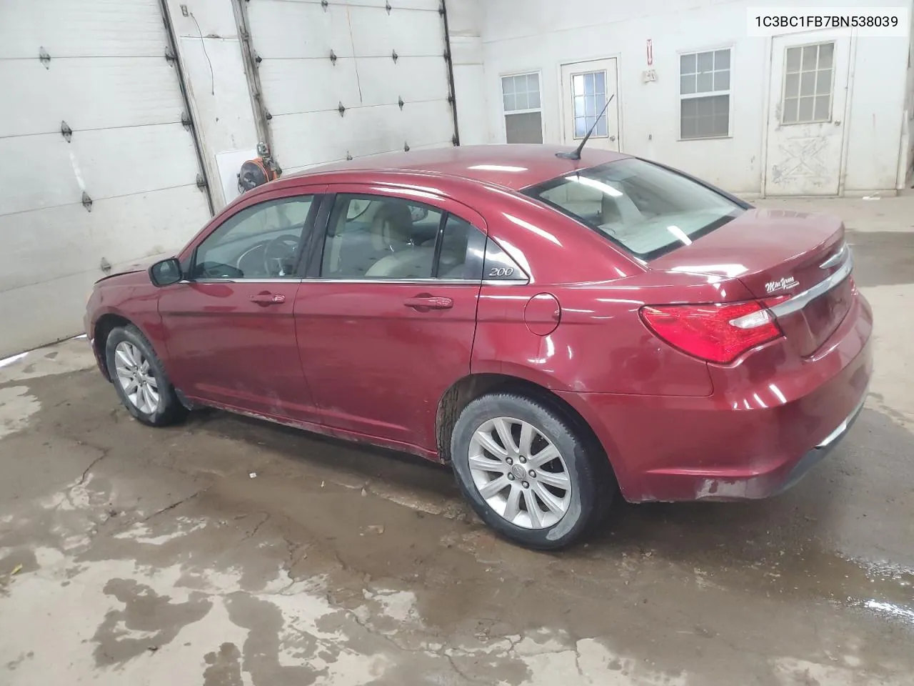 2011 Chrysler 200 Touring VIN: 1C3BC1FB7BN538039 Lot: 75994074