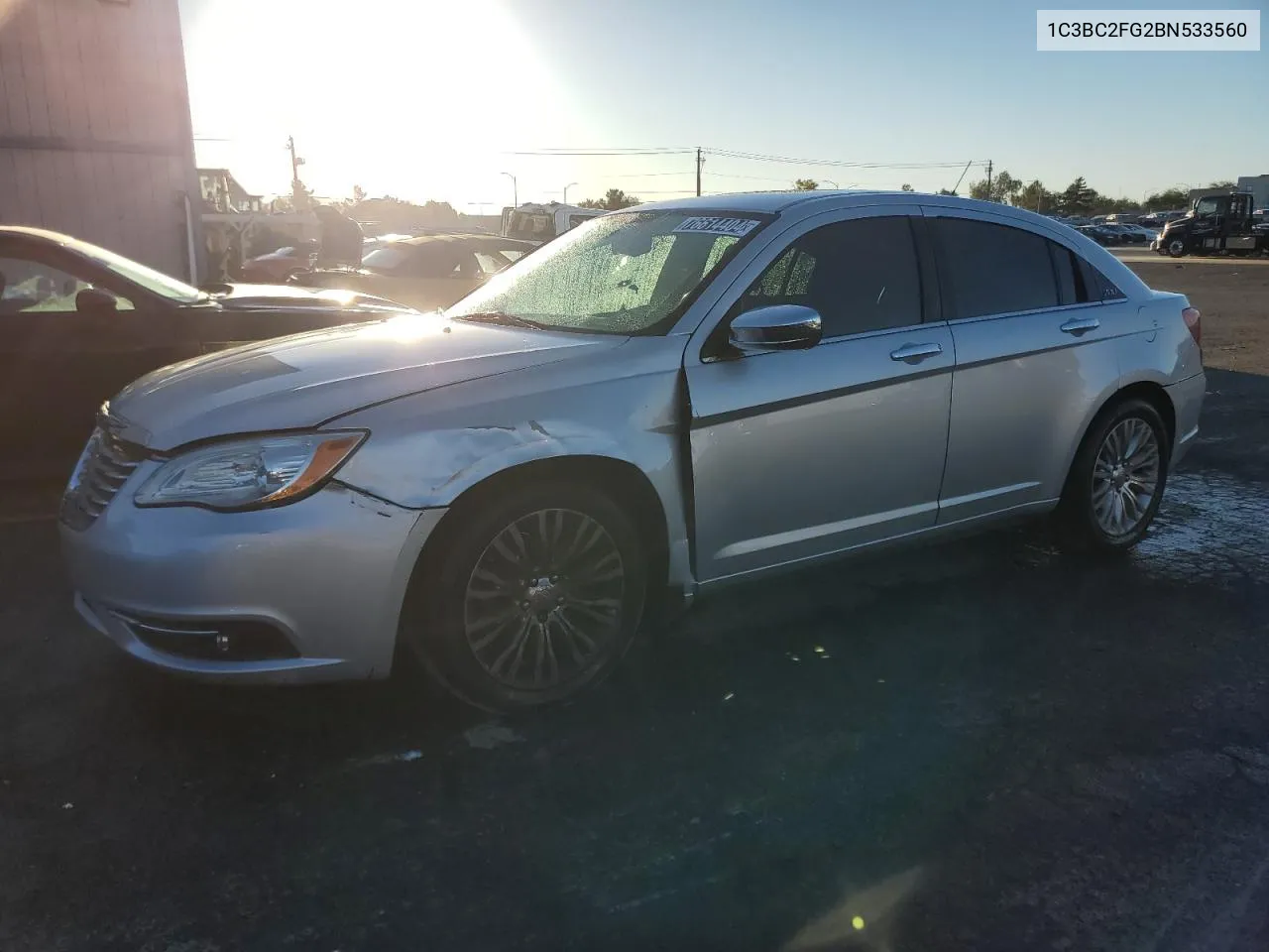 2011 Chrysler 200 Limited VIN: 1C3BC2FG2BN533560 Lot: 76614404