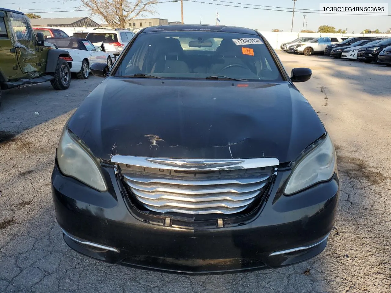 2011 Chrysler 200 Touring VIN: 1C3BC1FG4BN503695 Lot: 77246314