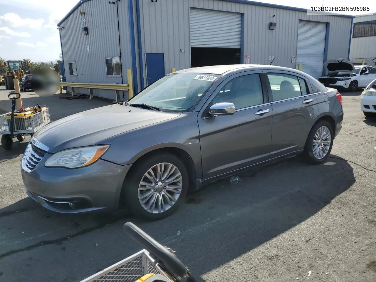 2011 Chrysler 200 Limited VIN: 1C3BC2FB2BN596985 Lot: 78871304