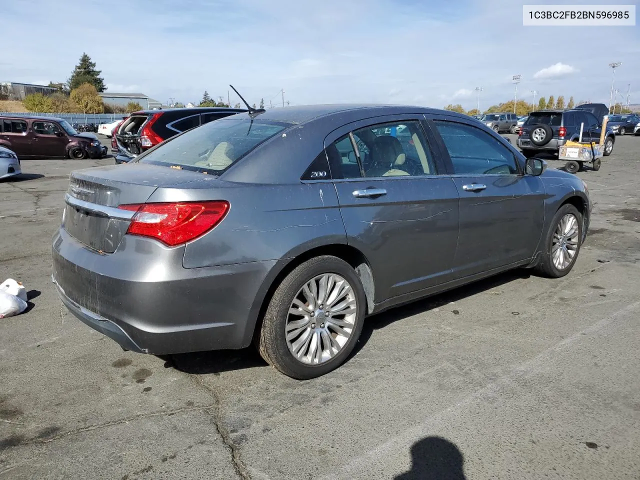 2011 Chrysler 200 Limited VIN: 1C3BC2FB2BN596985 Lot: 78871304