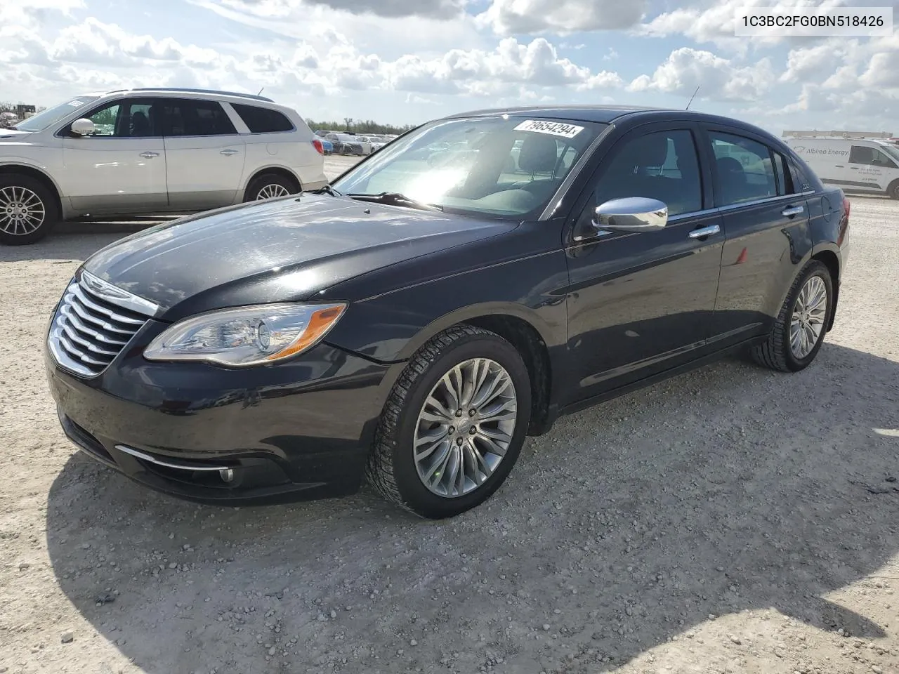 2011 Chrysler 200 Limited VIN: 1C3BC2FG0BN518426 Lot: 79654294