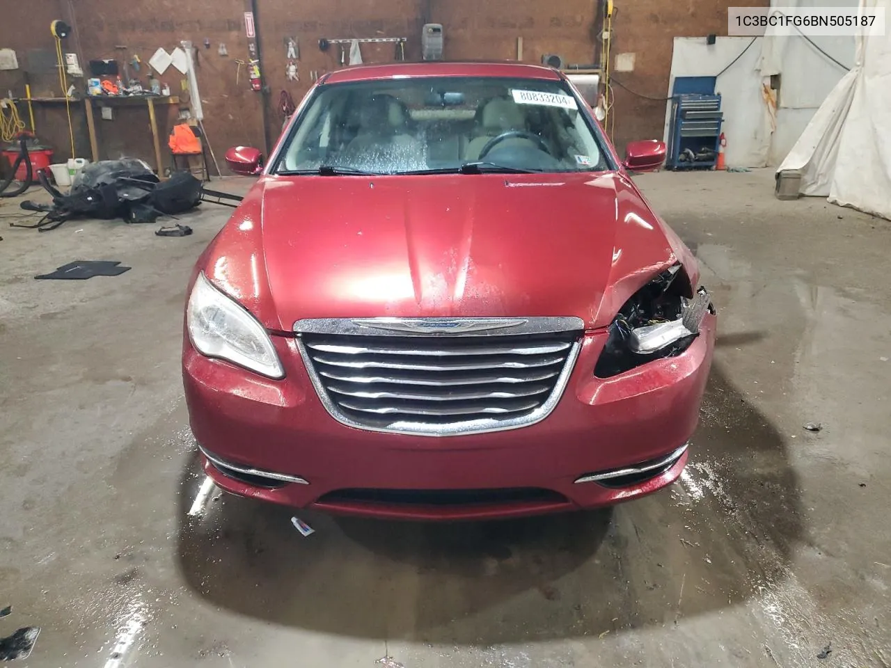 2011 Chrysler 200 Touring VIN: 1C3BC1FG6BN505187 Lot: 80833204