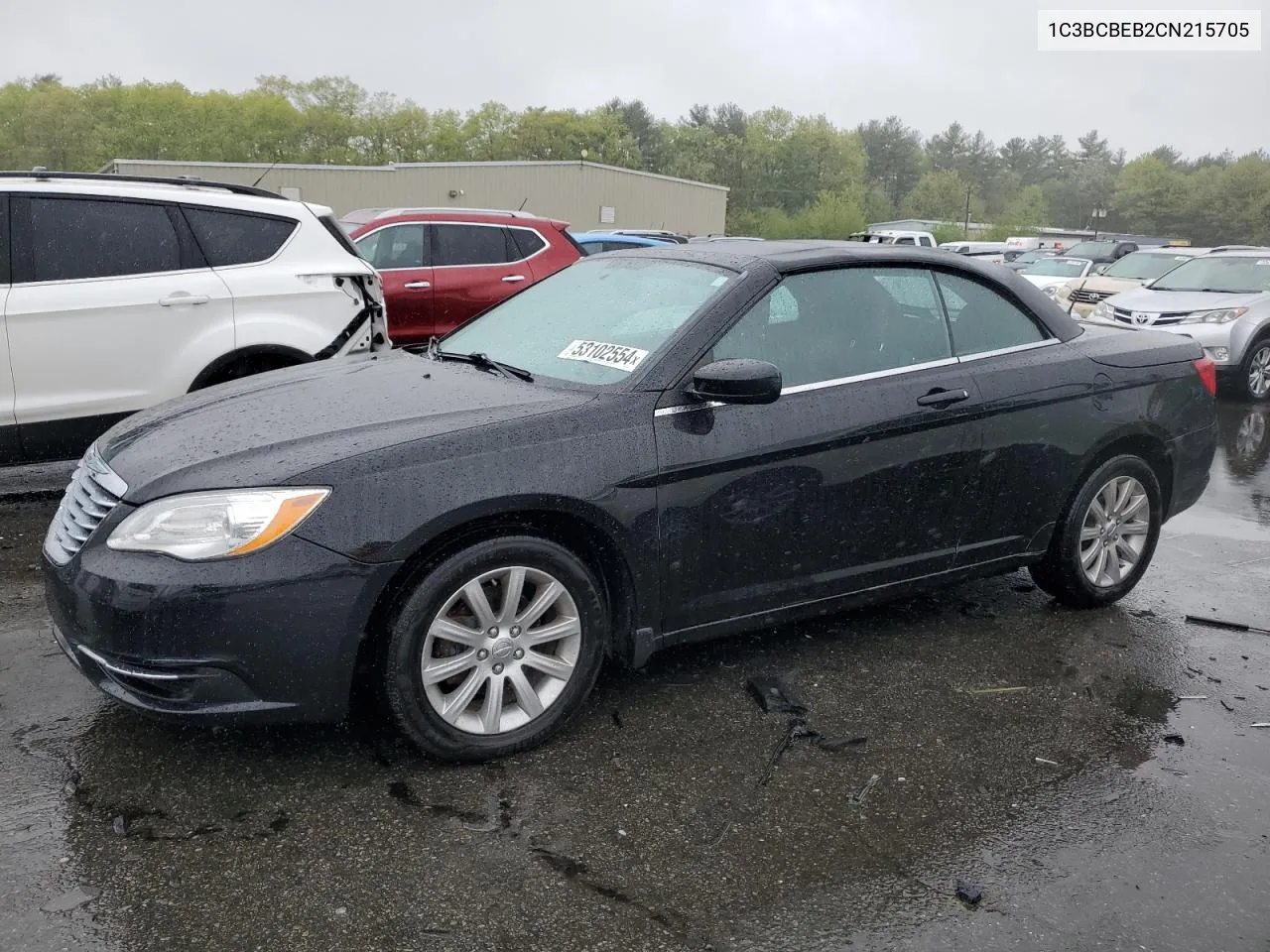 1C3BCBEB2CN215705 2012 Chrysler 200 Touring