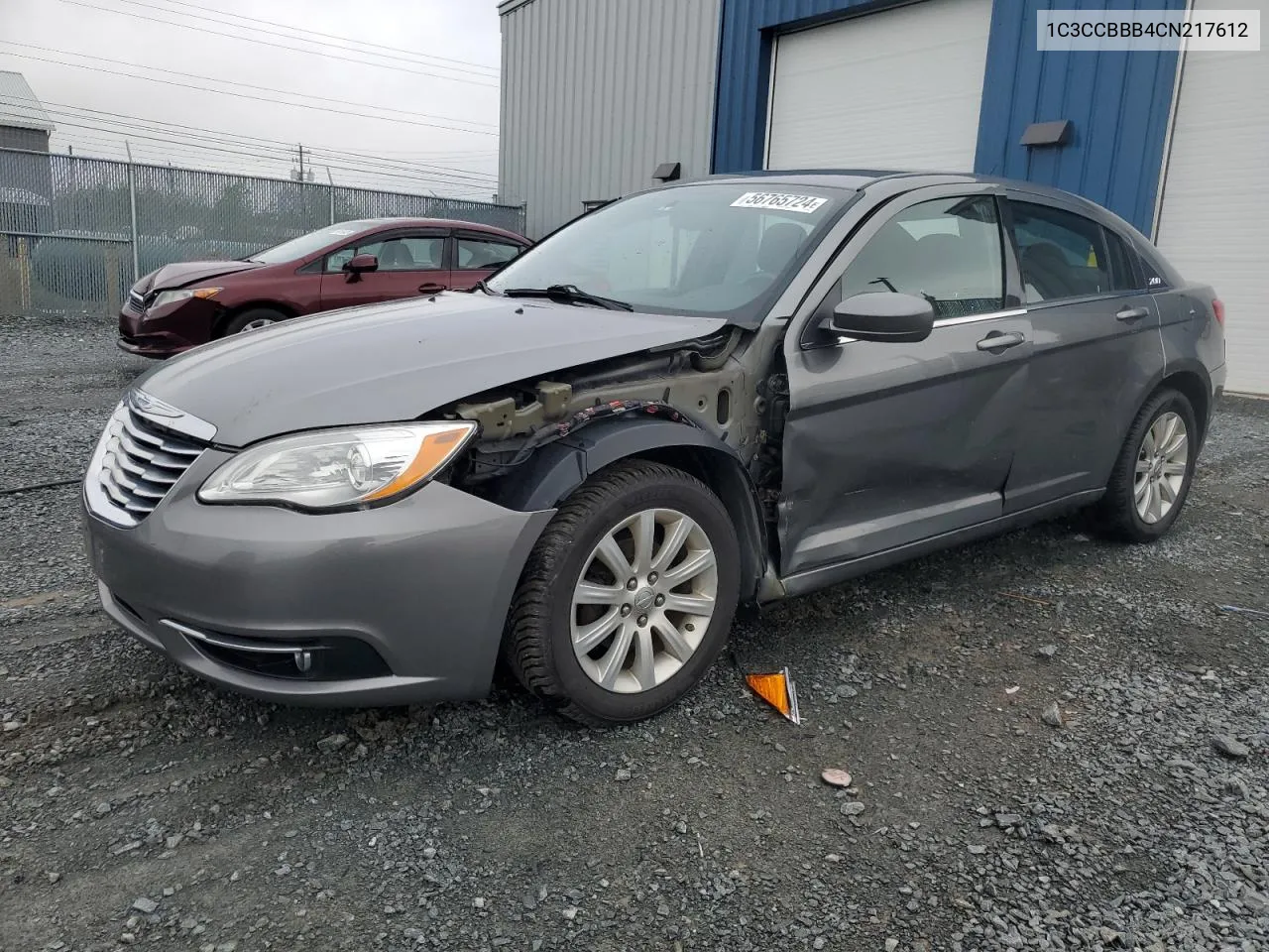 1C3CCBBB4CN217612 2012 Chrysler 200 Touring