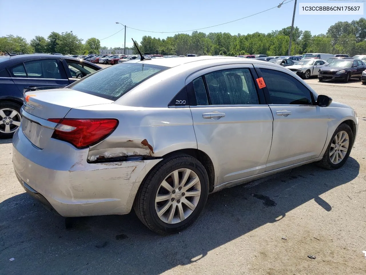 2012 Chrysler 200 Touring VIN: 1C3CCBBB6CN175637 Lot: 60251604