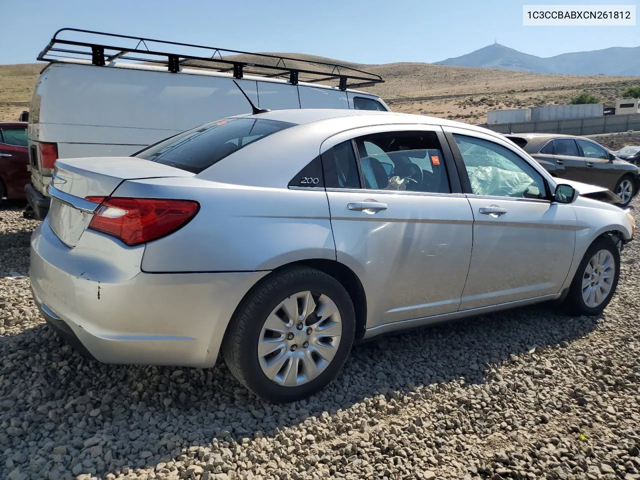 2012 Chrysler 200 Lx VIN: 1C3CCBABXCN261812 Lot: 62252944