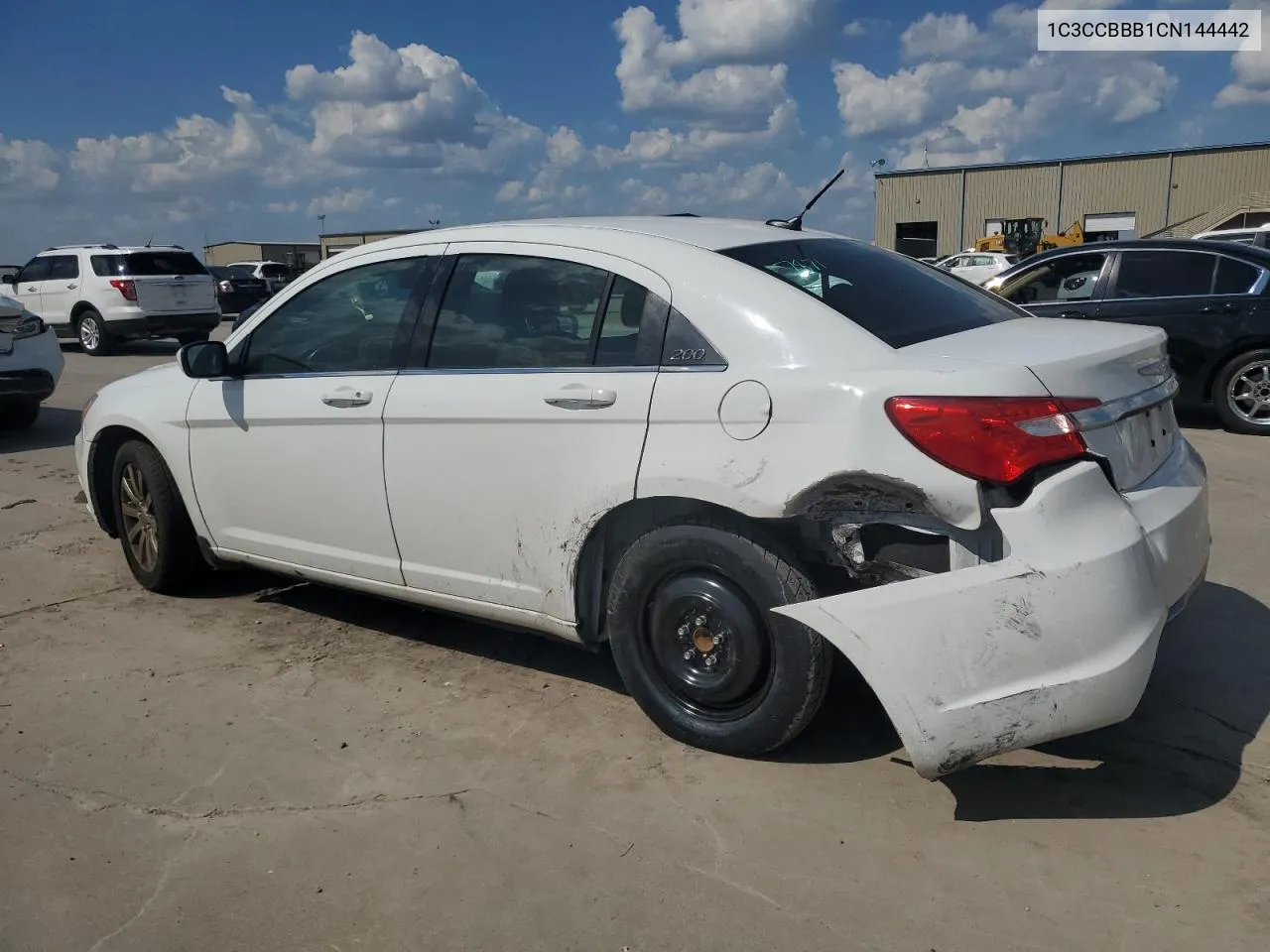 2012 Chrysler 200 Touring VIN: 1C3CCBBB1CN144442 Lot: 63125364