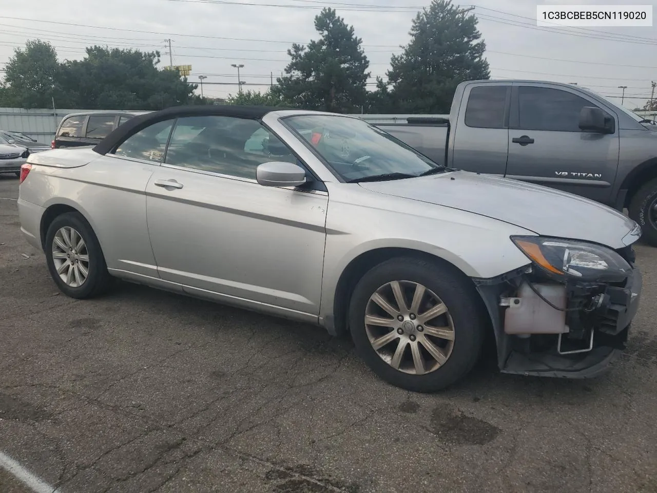 2012 Chrysler 200 Touring VIN: 1C3BCBEB5CN119020 Lot: 63426224