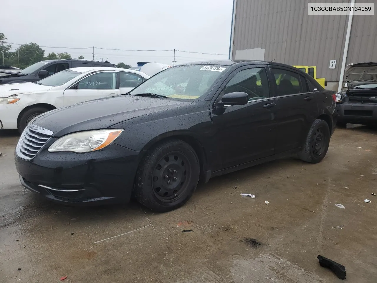 2012 Chrysler 200 Lx VIN: 1C3CCBAB5CN134059 Lot: 64707204