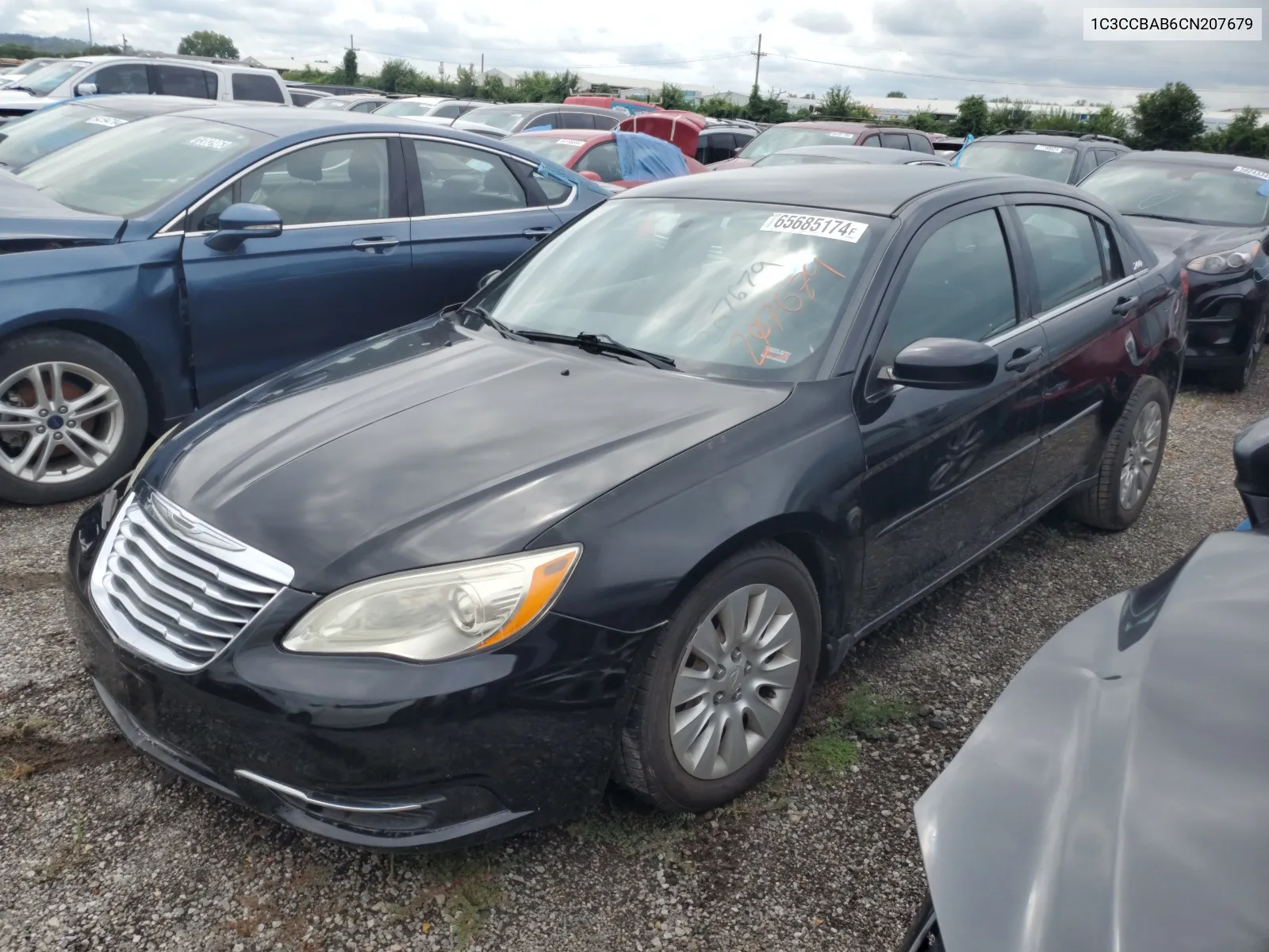 2012 Chrysler 200 Lx VIN: 1C3CCBAB6CN207679 Lot: 65685174