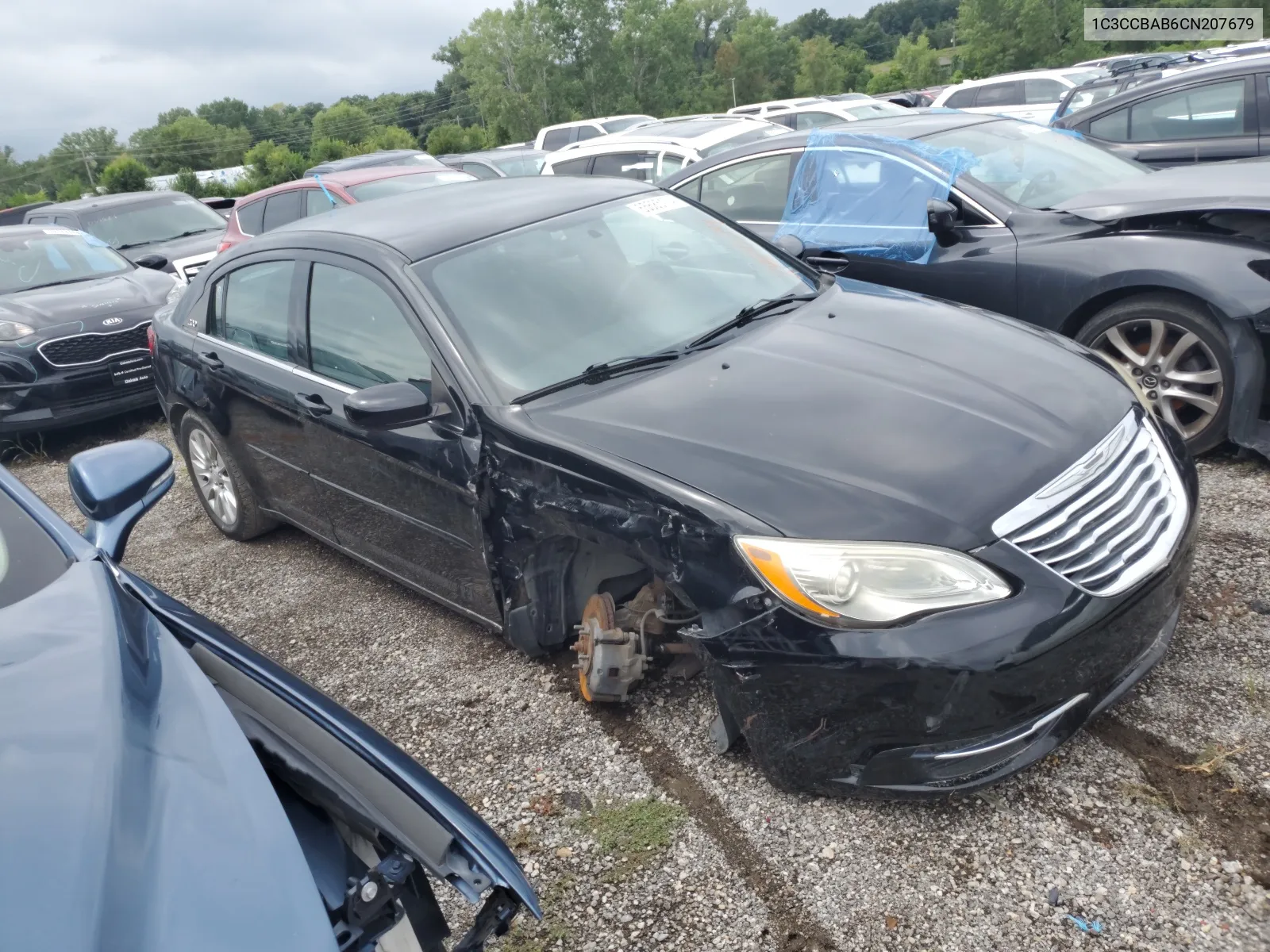 2012 Chrysler 200 Lx VIN: 1C3CCBAB6CN207679 Lot: 65685174