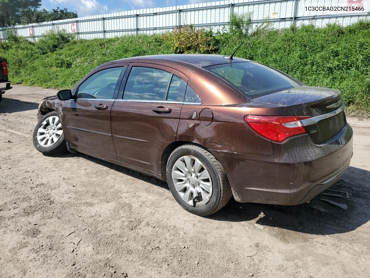 2012 Chrysler 200 Lx VIN: 1C3CCBAG2CN215466 Lot: 66117584