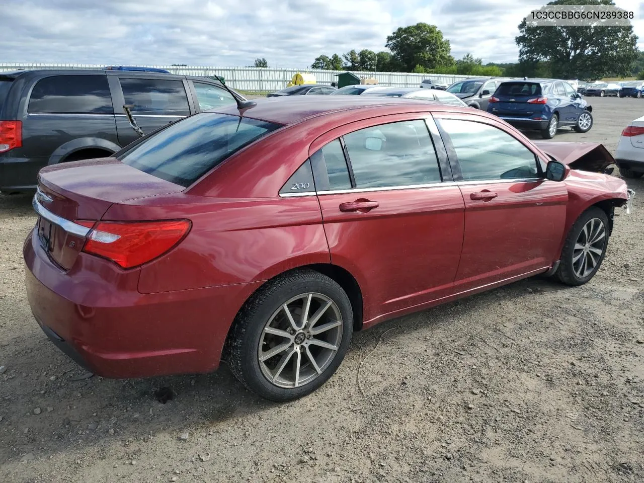 2012 Chrysler 200 Touring VIN: 1C3CCBBG6CN289388 Lot: 66281723