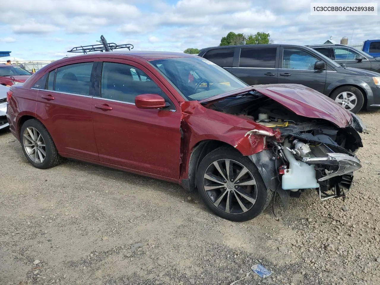 2012 Chrysler 200 Touring VIN: 1C3CCBBG6CN289388 Lot: 66281723