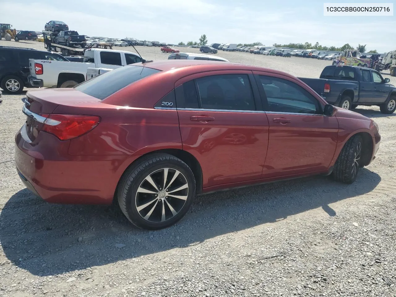 2012 Chrysler 200 Touring VIN: 1C3CCBBG0CN250716 Lot: 67047714