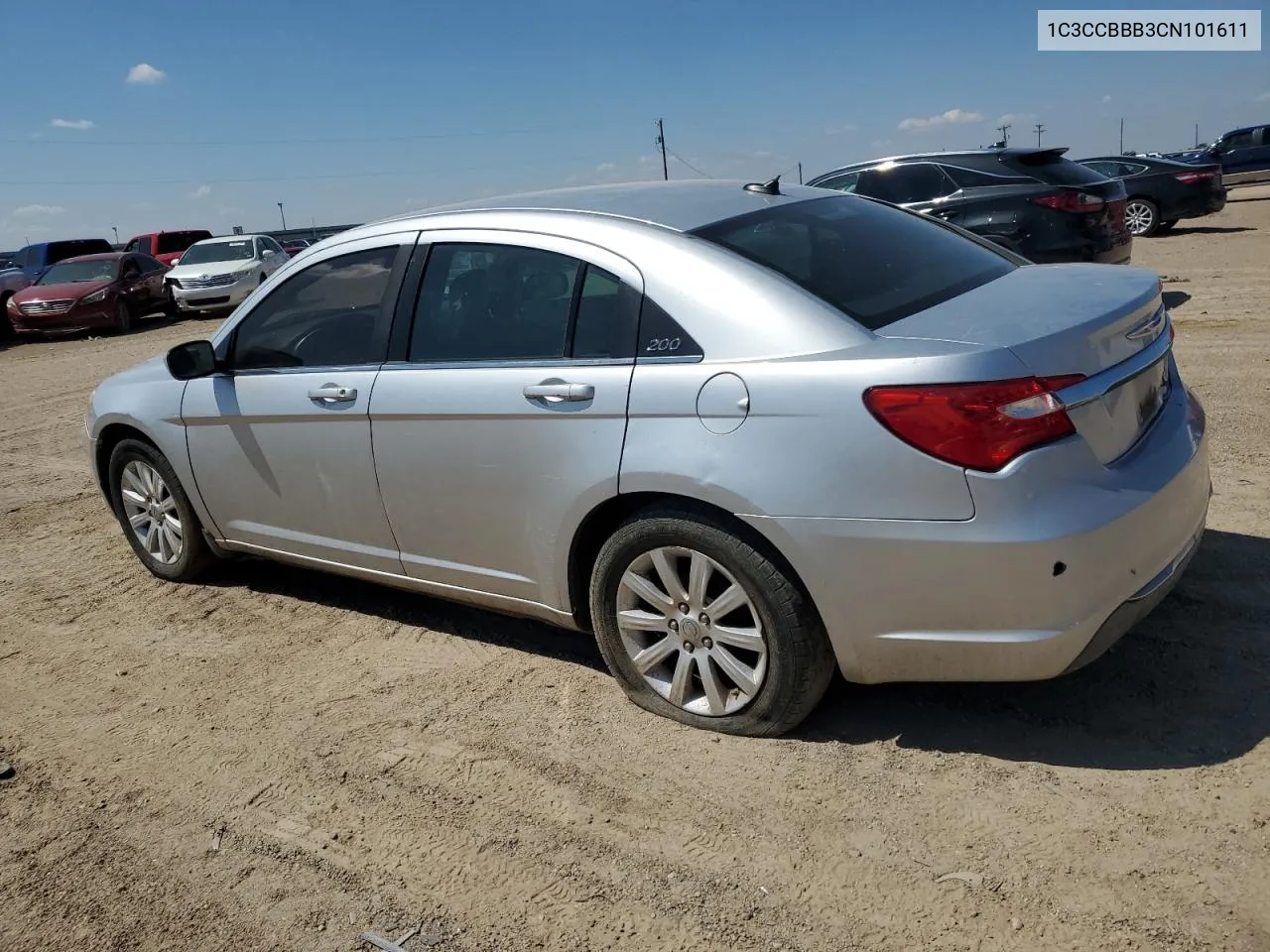 1C3CCBBB3CN101611 2012 Chrysler 200 Touring