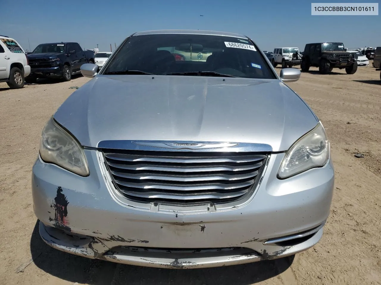 2012 Chrysler 200 Touring VIN: 1C3CCBBB3CN101611 Lot: 68620574