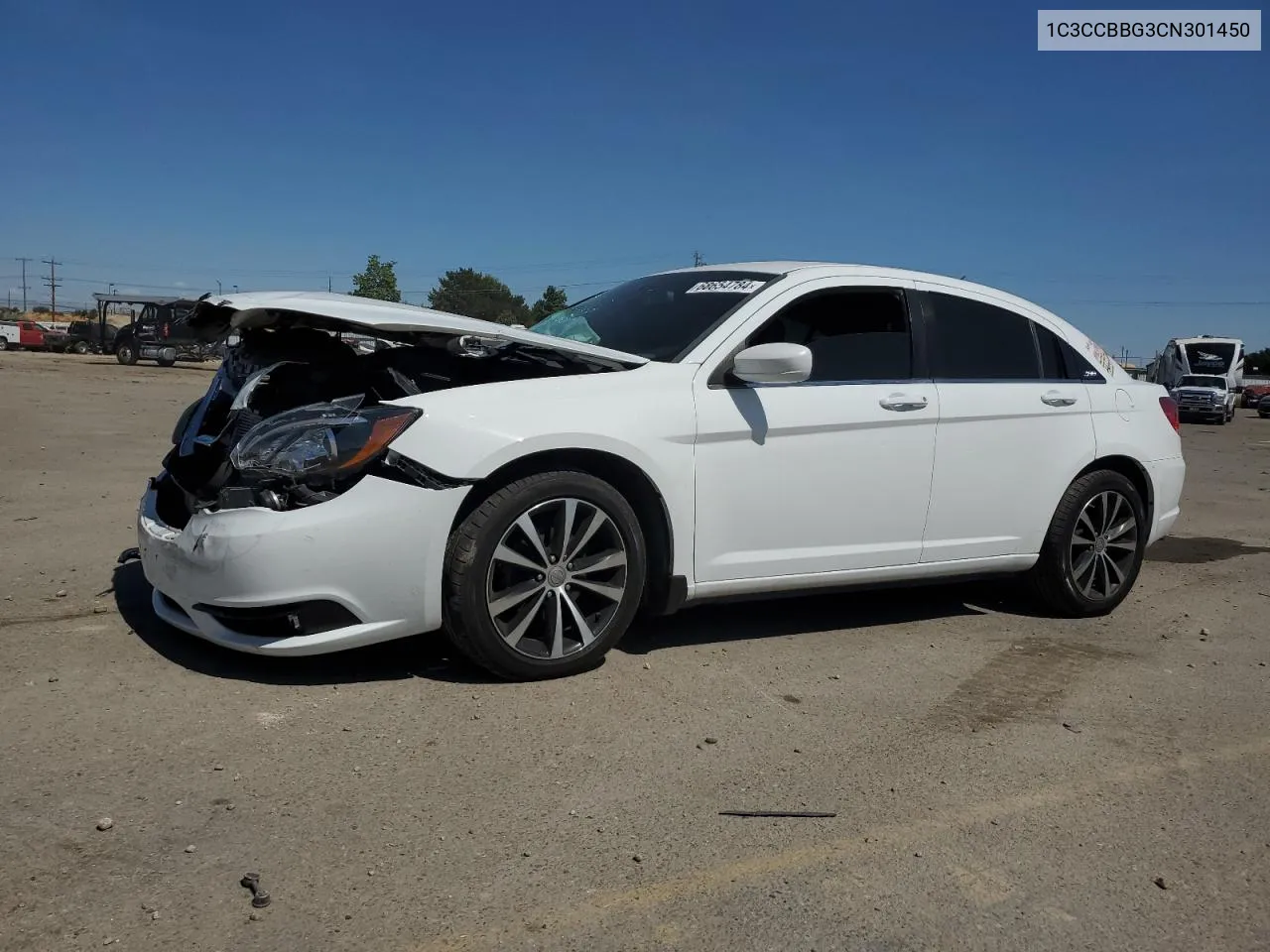 2012 Chrysler 200 Touring VIN: 1C3CCBBG3CN301450 Lot: 68654784