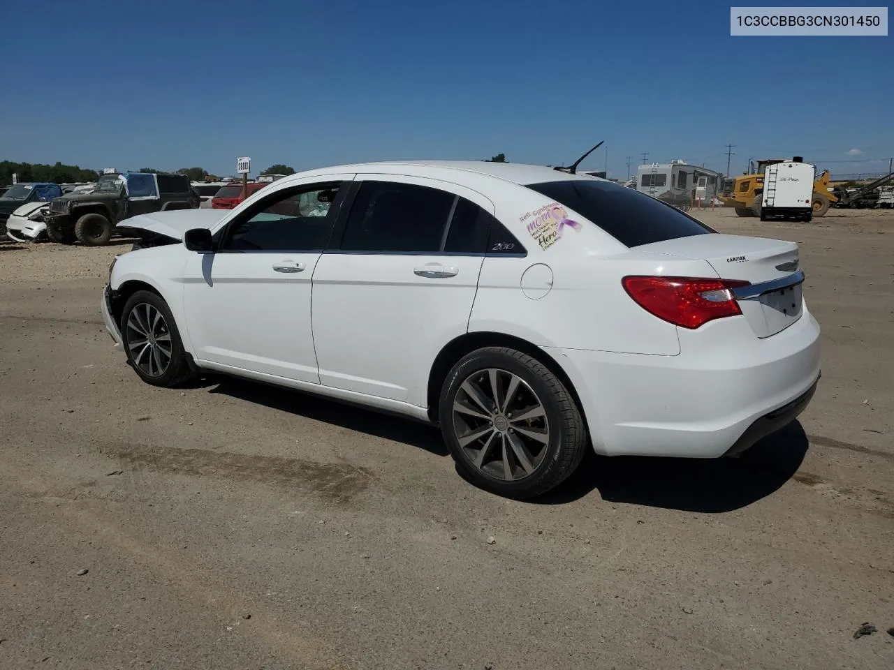 2012 Chrysler 200 Touring VIN: 1C3CCBBG3CN301450 Lot: 68654784