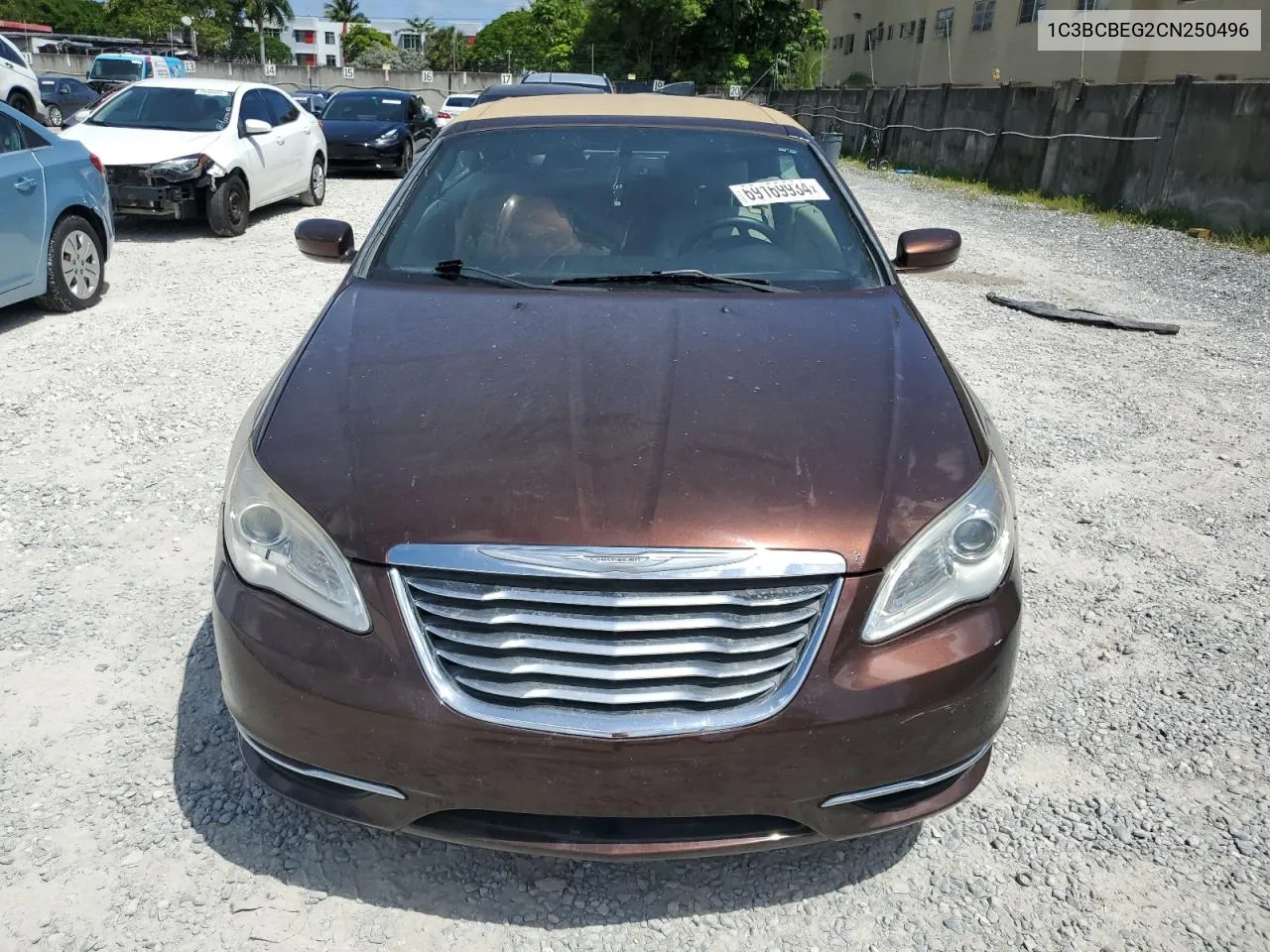 2012 Chrysler 200 Touring VIN: 1C3BCBEG2CN250496 Lot: 69169934