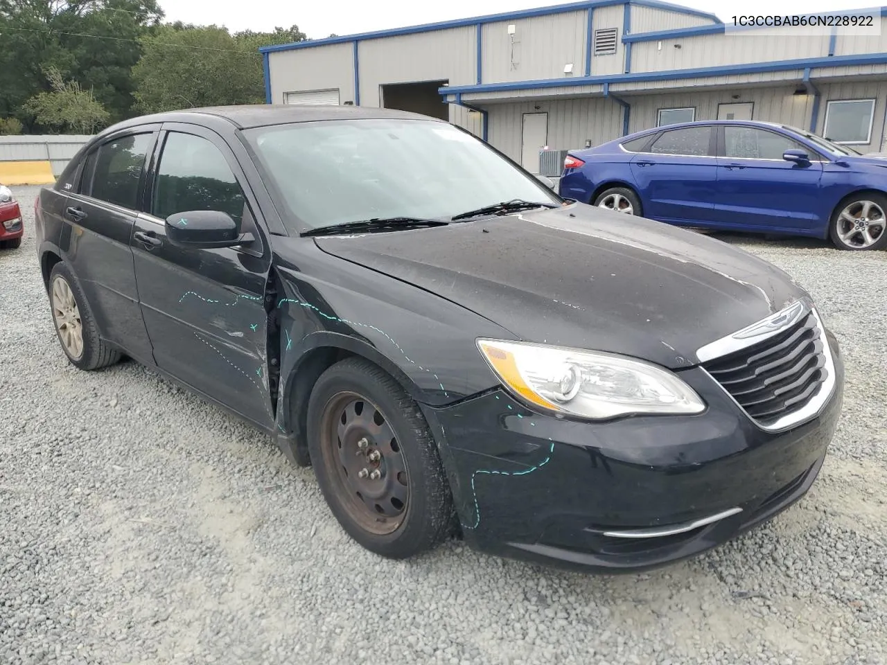 2012 Chrysler 200 Lx VIN: 1C3CCBAB6CN228922 Lot: 70747424