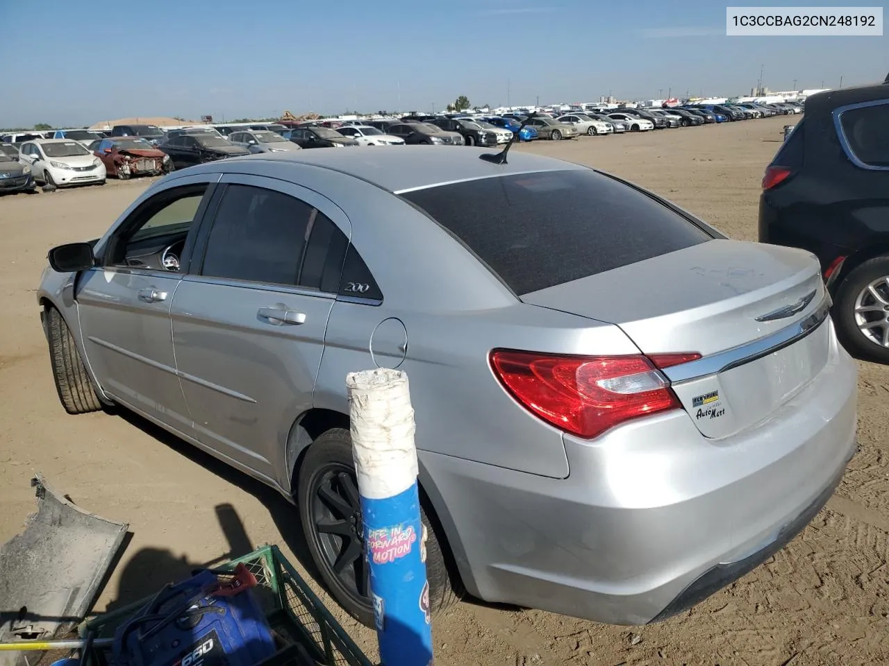 2012 Chrysler 200 Lx VIN: 1C3CCBAG2CN248192 Lot: 71239294