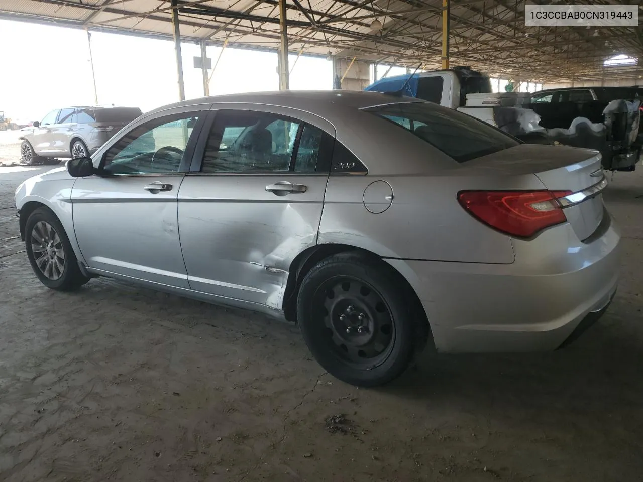 2012 Chrysler 200 Lx VIN: 1C3CCBAB0CN319443 Lot: 71298834