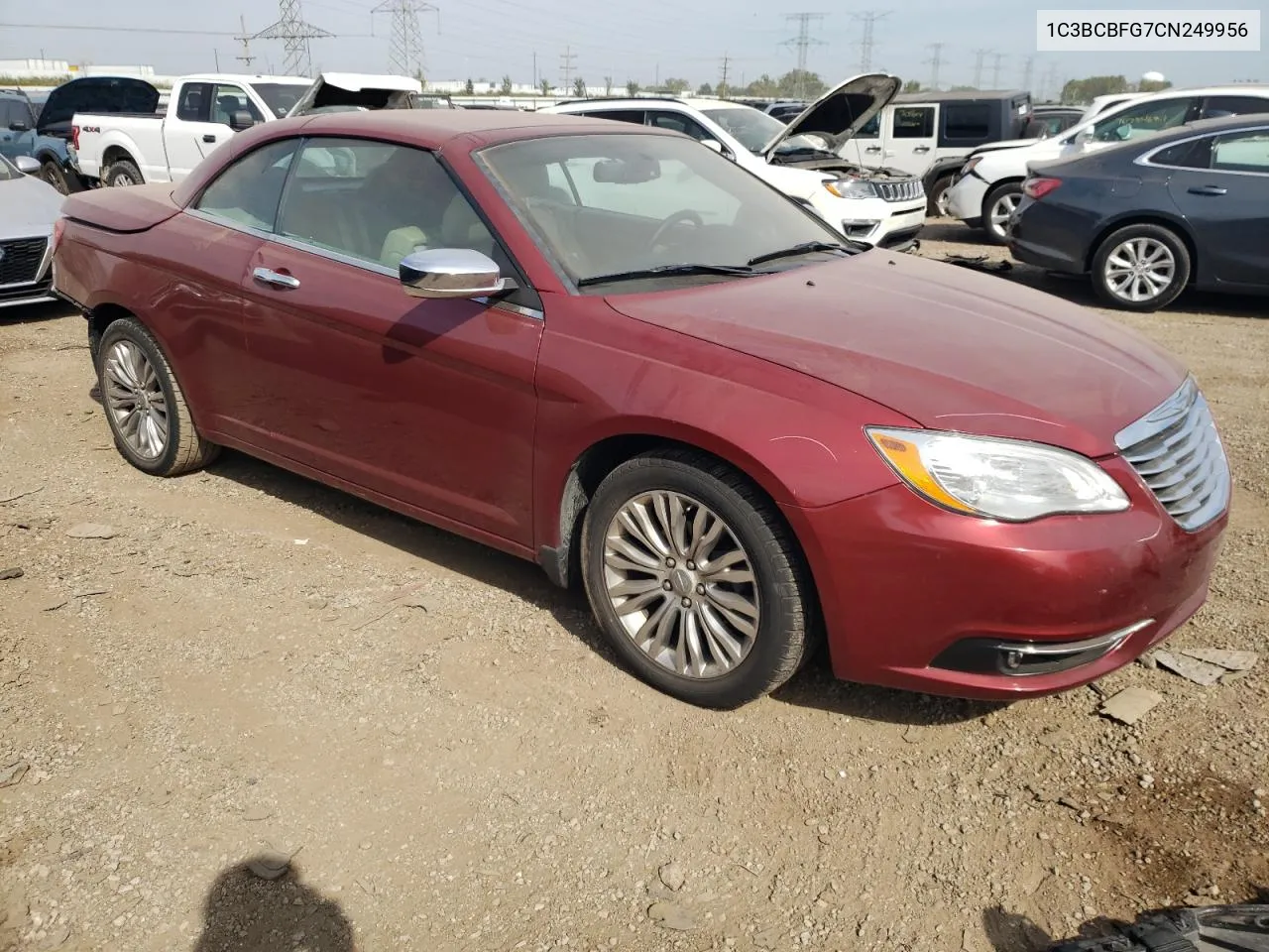 2012 Chrysler 200 Limited VIN: 1C3BCBFG7CN249956 Lot: 71444924