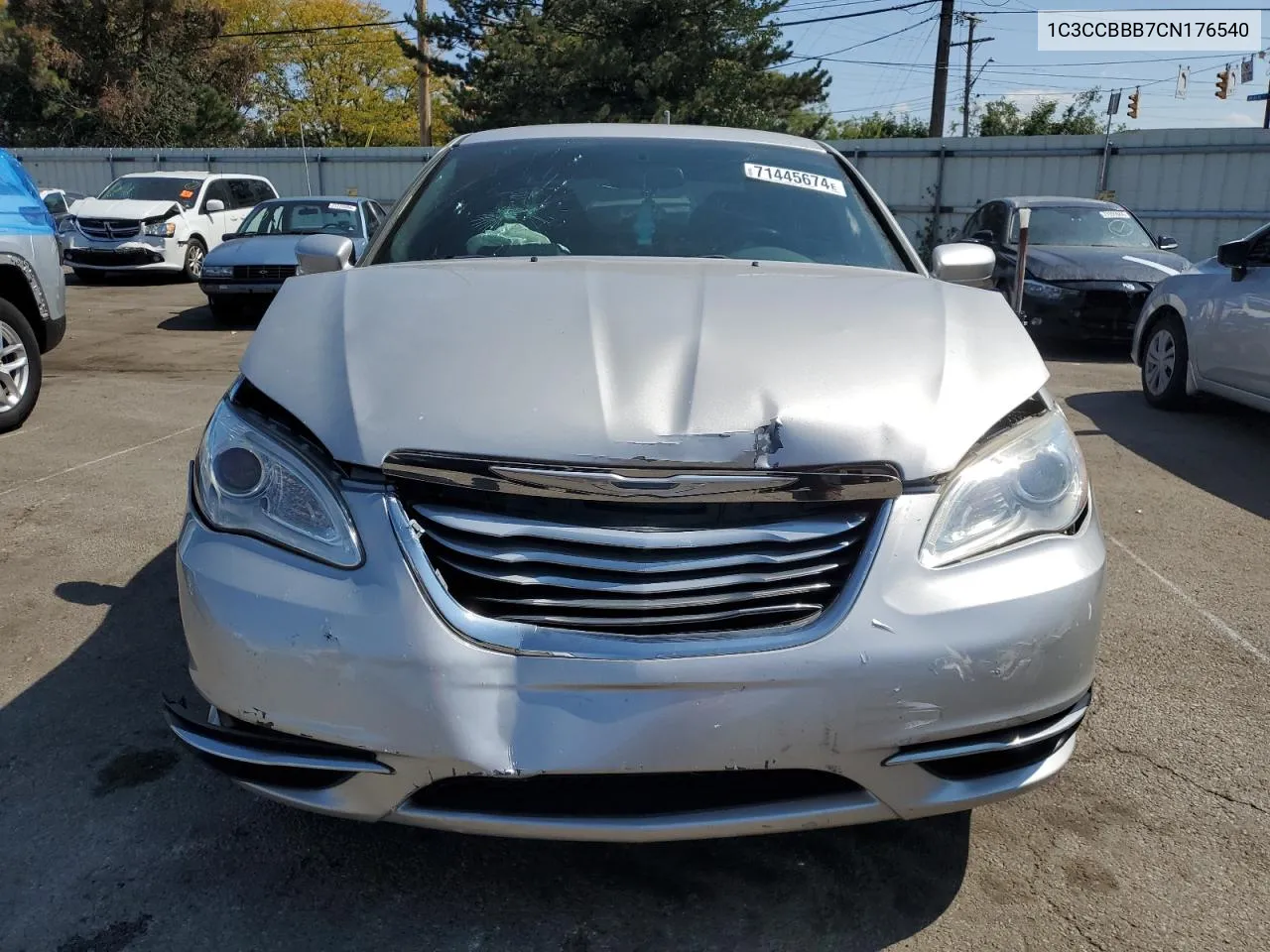 2012 Chrysler 200 Touring VIN: 1C3CCBBB7CN176540 Lot: 71445674