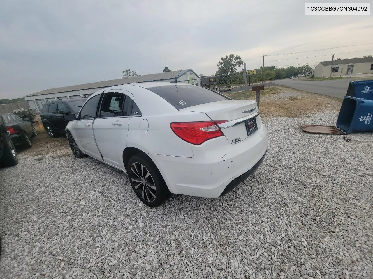 2012 Chrysler 200 Touring VIN: 1C3CCBBG7CN304092 Lot: 71541054