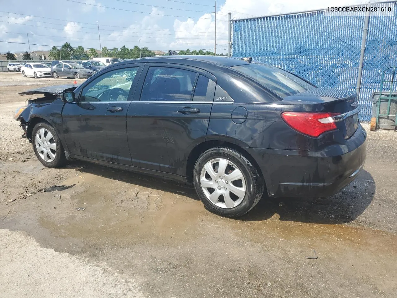 2012 Chrysler 200 Lx VIN: 1C3CCBABXCN281610 Lot: 72036134